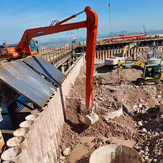 Doosan Excavator Long Reach Boom Custom Extra Length Arm for Dredging & Deep Excavation