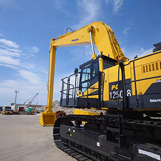 PC1250 Excavator Long Reach Boom | Ultra Heavy-Duty Extended Arm for Mining & Large-Scale Projects