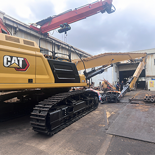 CAT 355 Excavator Piling Arm | Extra Heavy Duty Custom Pile Driving Boom