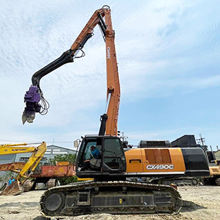 CX490C Excavator Piling Arm | Heavy Duty Custom Pile Driving Boom