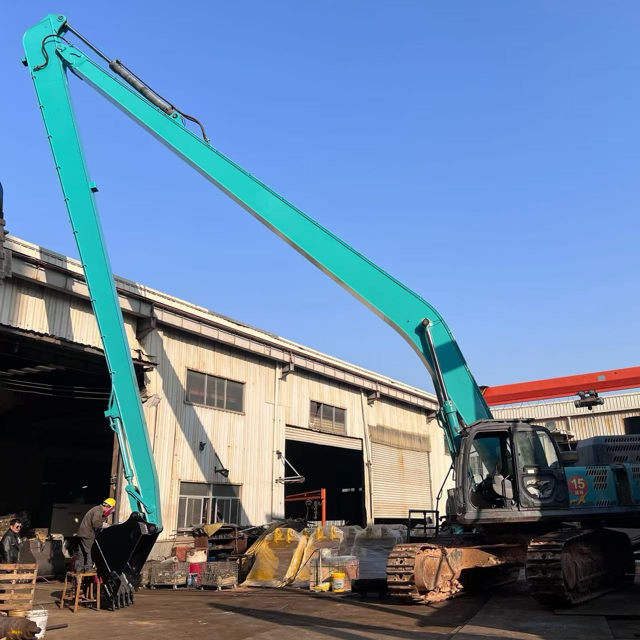 SK500 Customized Exacvator Long Reach Arm Heavy Duty Hydraulic Excavator