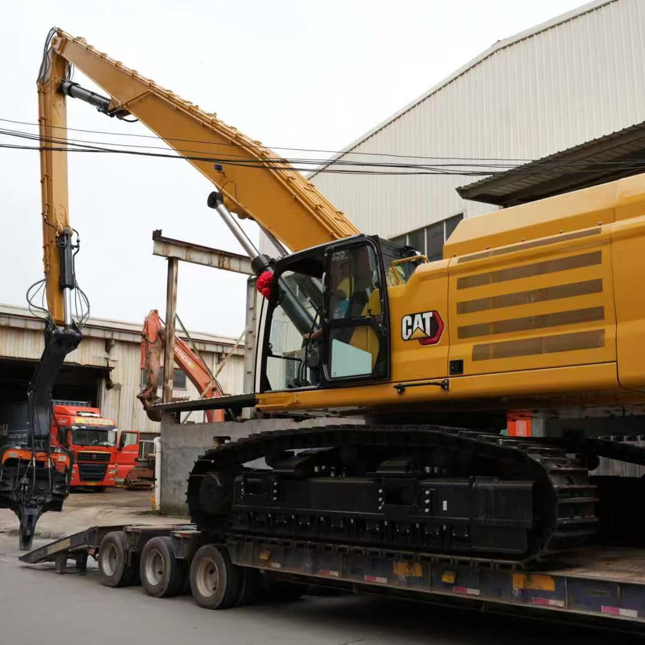 Custom CAT355 Excavator Piling Arm Attachment for Foundation Engineering Heavy Duty