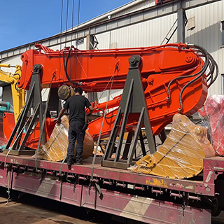 ZX450 Docking Type Excavator Piling Arm | Quick-Connect Pile Driving Boom