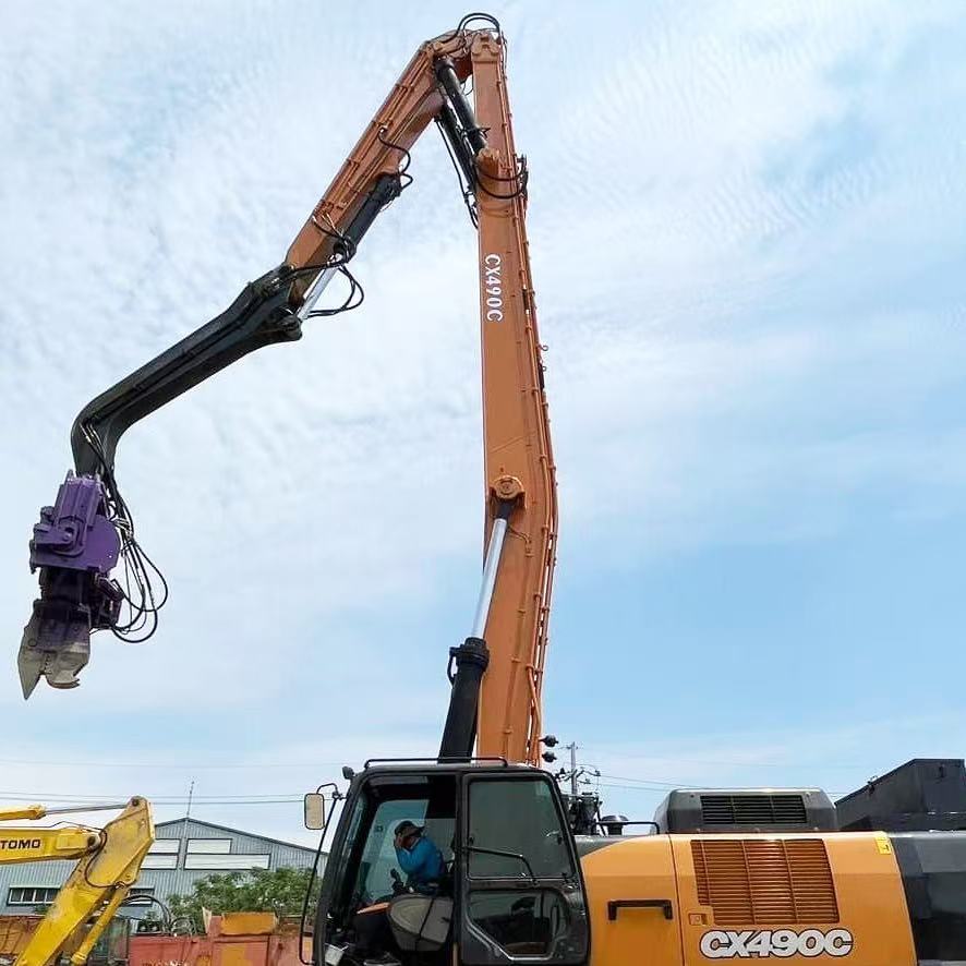 CX490 Excavator Long Reach Arm Customized for Dredging and Deep Excavation Projects
