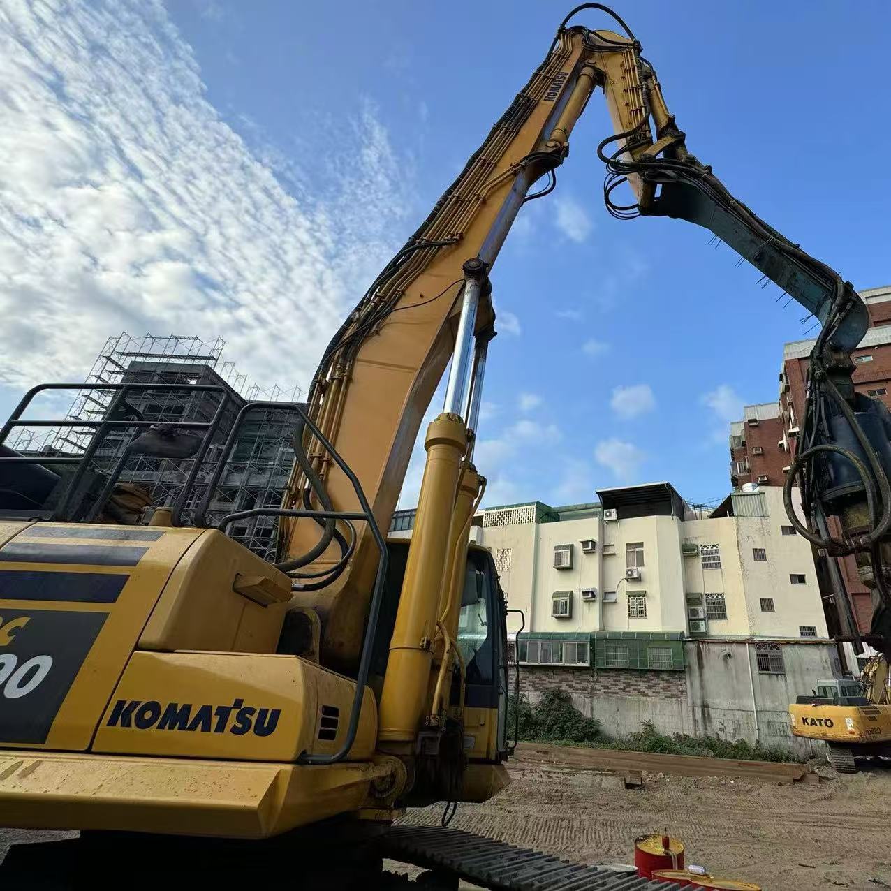 Heavy Duty PC490 Customizable Excavator Piling Arm for Foundation Projects Factory Direct