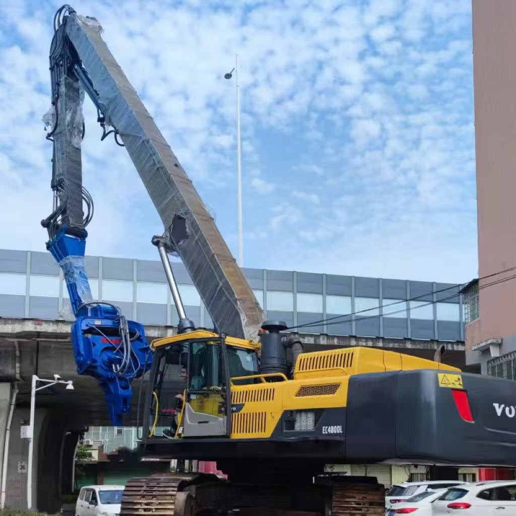 EC480挖掘机打桩臂重型打桩机附件